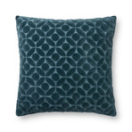 Pillow Cover + Poly Fill // Teal // 22" x 22"