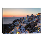 Romantic Sunset In Santorini // Matteo Colombo (26"W x 18"H x 1.5"D)