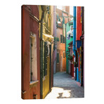 Small Alley In Burano, Venice // Matteo Colombo (18"W x 26"H x 1.5"D)
