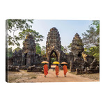 Buddhist Monks, Angkor Wat, Cambodia // Matteo Colombo (26"W x 18"H x 1.5"D)