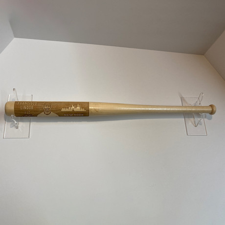 Laser Engraved Wood Mini Bat // MLB Player // New York Mets (Jacob deGrom)