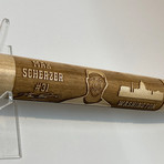 Laser Engraved Wood Mini Bat // MLB Player // Washington Nationals (Stephen Strasburg)