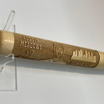 Laser Engraved Wood Mini Bat // MLB Player // Tampa Bay Rays (Austin Meadows)