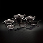 15-Piece Cookware Set // Shiny Black
