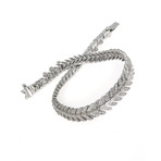 Lalique Eros 18k White Gold Diamond Bracelet // Store Display