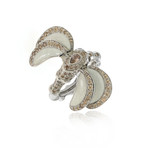 Libellule 18k White Gold Diamond Ring I // Ring Size 7.25 // Store Display