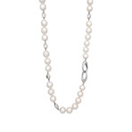 Assael 18k White Gold + South Sea Pearl Necklace I // Store Display