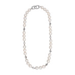 Assael 18k White Gold + South Sea Pearl Necklace I // Store Display