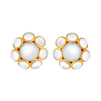 Assael 18K Yellow Gold + Pearl Earrings // Store Display
