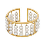 Assael 18k Yellow Gold + Pearl Bracelet // Store Display