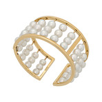 Assael 18k Yellow Gold + Pearl Bracelet // Store Display