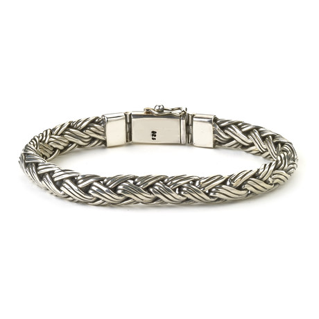 Woven Imperial Bracelet // Silver (8" // 54g)