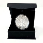 2021 1 oz American Silver Eagle // Mint State Condition // Icons of American Coinage Series // Deluxe Display Box