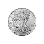 2021 1 oz American Silver Eagle // Mint State Condition // American Premier Series // Wood Presentation Box