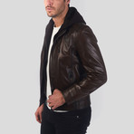 Gonen Leather Jacket // Chestnut (M)