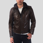 Gonen Leather Jacket // Chestnut (M)