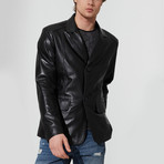 Didim Leather Jacket // Black (XL)