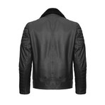 Konrad Leather Jacket // Black (XL)