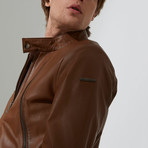 Silvan Leather Jacket // Chestnut (L)
