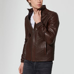 Bor Leather Jacket // Brown (S)