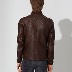 Bor Leather Jacket // Brown (S)