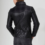 Karacabey Leather Jacket // Black (3XL)