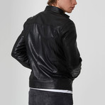 Tilley Leather Jacket // Black (L)
