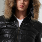 Ceylanpinar Leather Jacket // Black (S)