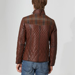 Bartin Leather Jacket // Chestnut (2XL)