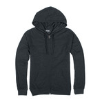 Lightweight Zip Up Hoodie // Dark Gray (XL)