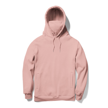 Face Mask Hoodie // Coral (S)