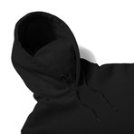 Face Mask Hoodie // Black (XL)