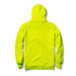 Face Mask Hoodie // Lime (XL)