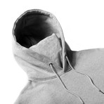 Face Mask Hoodie // Heather Gray (L)