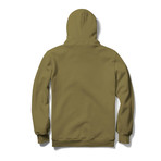 Face Mask Hoodie // Olive (2XL)