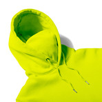 Face Mask Hoodie // Lime (2XL)