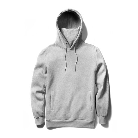 Face Mask Hoodie // Heather Gray (S)