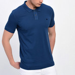 Theo Short Sleeve Polo // Navy Blue (4XL)