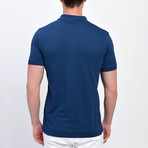 Theo Short Sleeve Polo // Navy Blue (S)