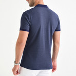 Pompeo Short Sleeve Polo // Navy Blue (2XL)