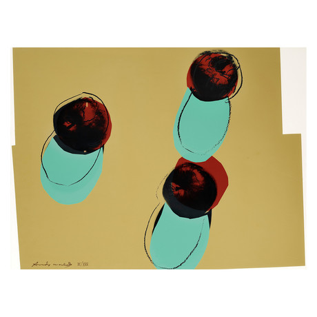 Andy Warhol // Space Fruit: Still Life 9Apples), II.200 // 1979