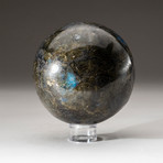 Genuine Polished Labradorite Sphere // V4