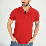 Ethan Short Sleeve Polo // Red (S)