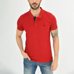 Ethan Short Sleeve Polo // Red (M)