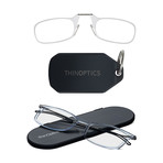 Keychain + Frontpage Brooklyn Reading Glasses Bundle // Anti Fog Lenses // Clear (+1.00)