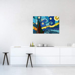 Starry Night 2 (After Vincent Van Gogh) // 5by5collective (26"W x 18"H x 1.5"D)