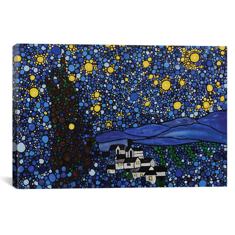 Starry Night // Rachel Olynuk (26"W x 18"H x 1.5"D)