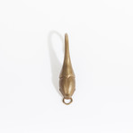Small Beetle Hook // Pendant // Brass