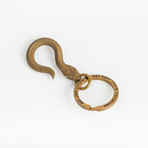 Serpent Hook // Keyring // Brass