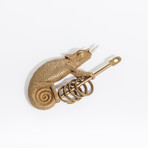 Chameleon // Keyring // Brass
